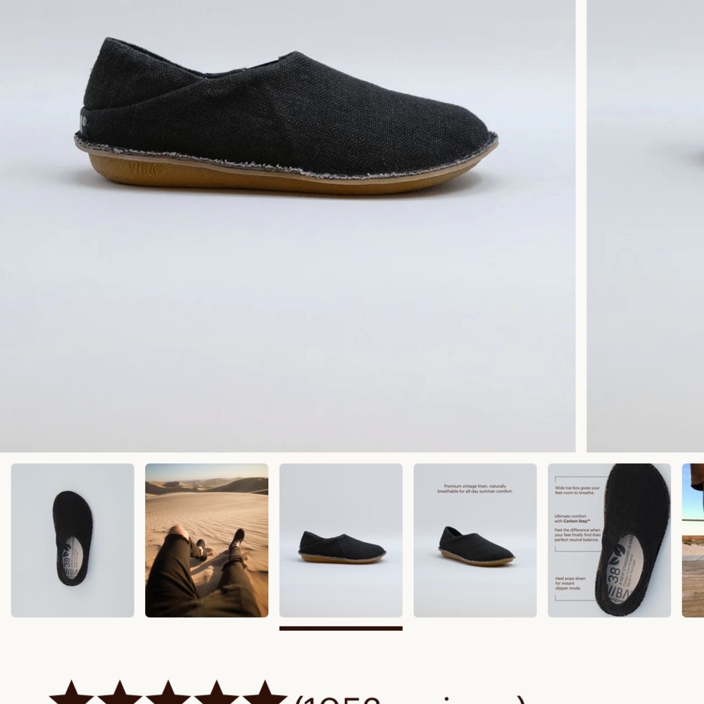 VIBAE Slip on cloth shoes - Picture 6 of 8